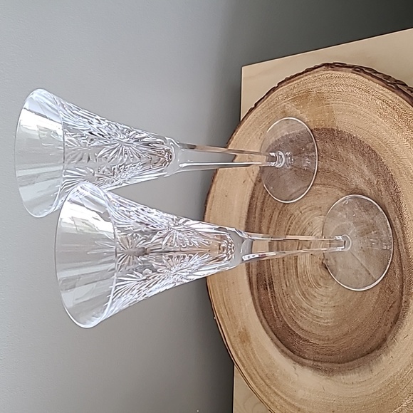 Like new Waterford Millennium Celebration flutes "Health" - Picture 6 of 9